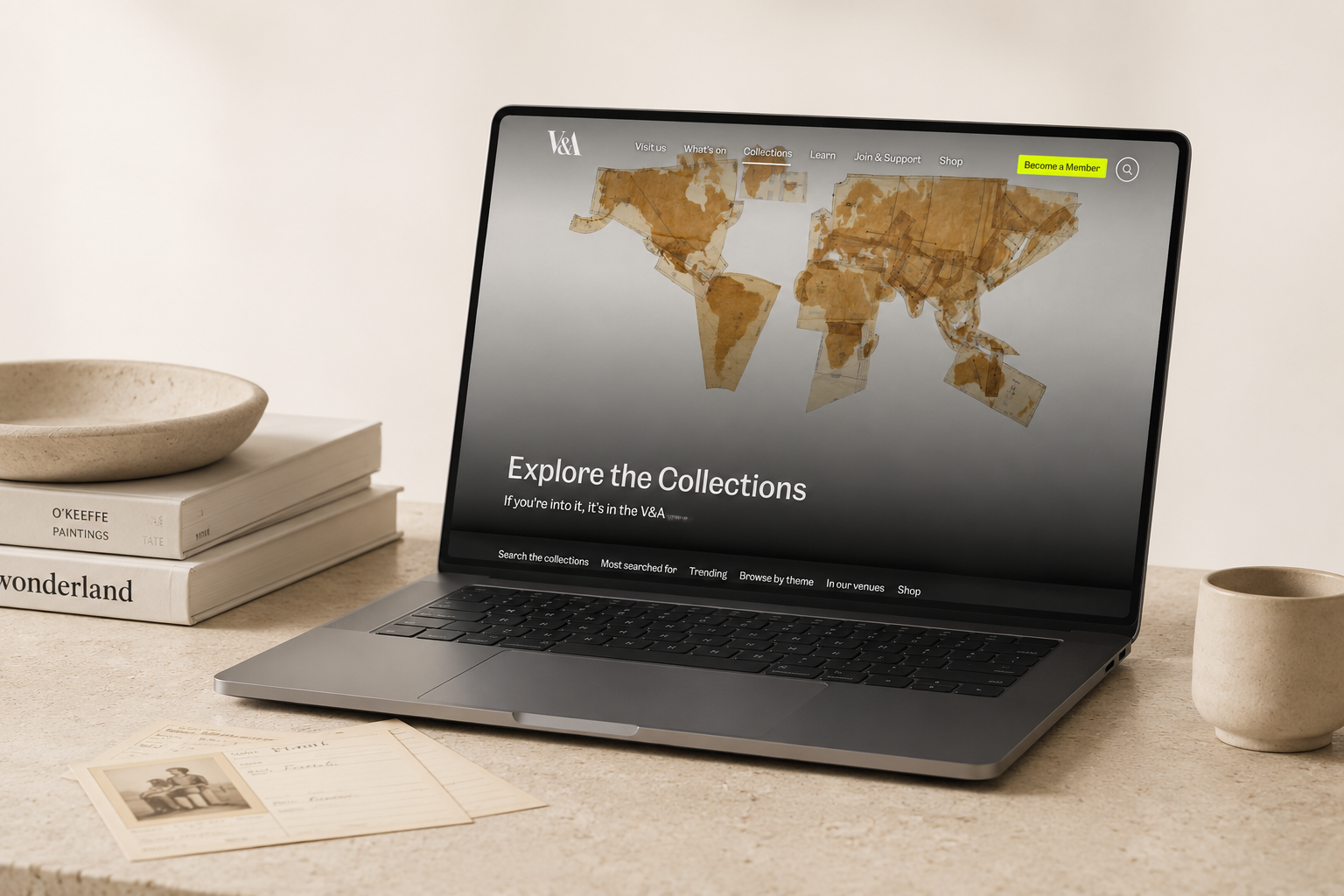 Explore the Collections, the redesigned V&A collections landing page